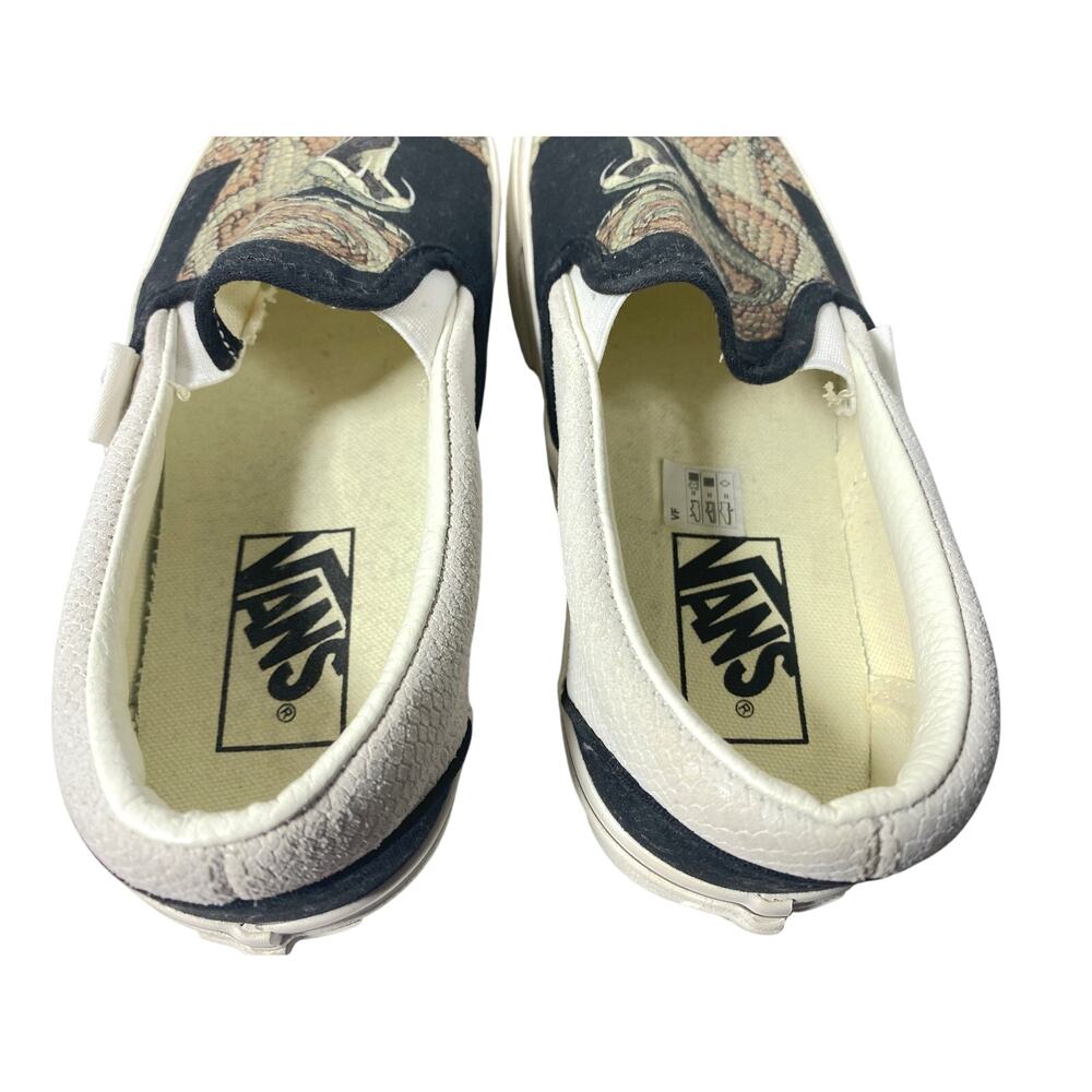 Vans Desert Cobra Snake Low Slip On Shoes Womens 5 Skater Grunge Y2K Reptile Mob - Picture 7 of 11